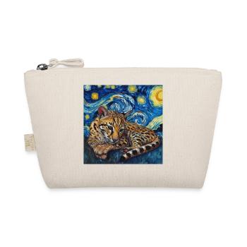 Ozelot, luchs, van gogh, sternennacht - Bio-Täschchen - Natur - Vorne
