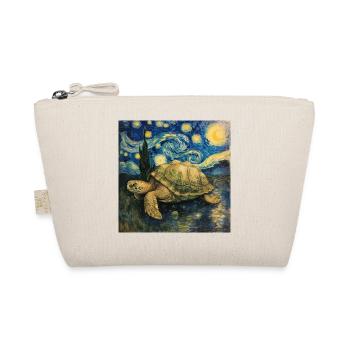 schildkröte, van gogh, sternennacht - Bio-Täschchen - Natur - Vorne