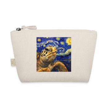 Turtle, Van Gogh, Starry Night - Organic Pouch - nature - Front