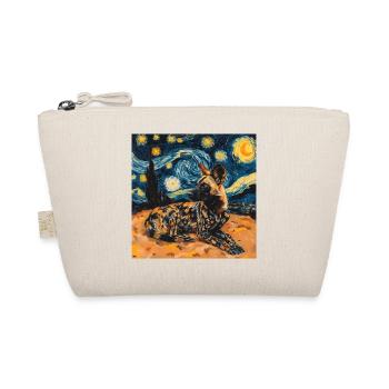 Hyena, Van Gogh, Starry Night - Organic Pouch - nature - Front