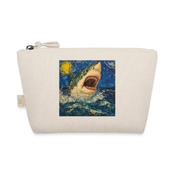 Shark, Shark, Fish, Van Gogh, Starry Night - Organic Pouch - nature - Front