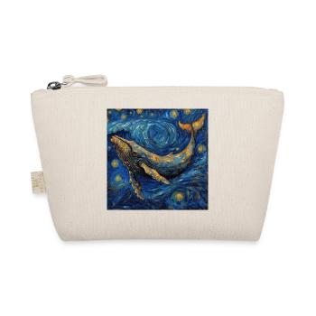 Whale Fish Van Gogh - Organic Pouch - nature - Front