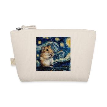 hamster, tier, van gogh, sternennacht - Bio-Täschchen - Natur - Vorne