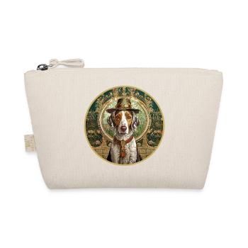 Chien de chasse avec chapeau - Trousse biologique - nature - Devant