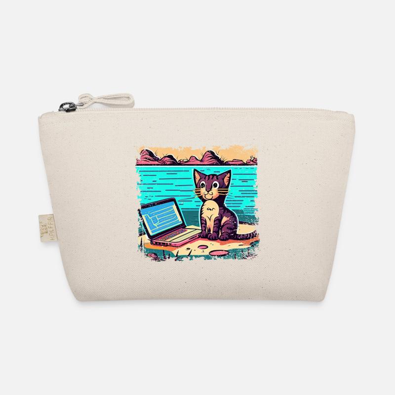 Chat avec ordinateur portable Trousse biologique