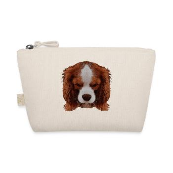 süße tierfotos, Cavalier King Charles Spaniel - Bio-Täschchen - Natur - Vorne