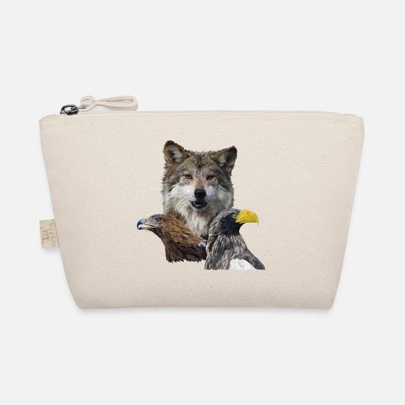 Wolf and Eagles Organic Pouch