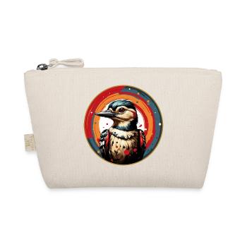 Great spotted woodpecker portrait in colorful color wheel - Organic Pouch - nature - Front