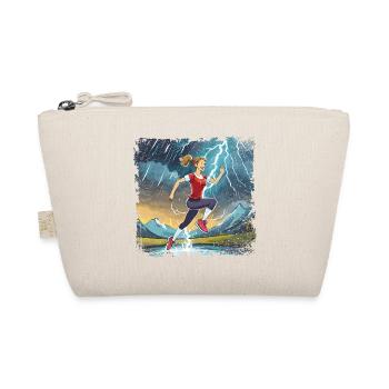 femme sportive sautant par-dessus la flaque d’eau - Trousse biologique - nature - Devant