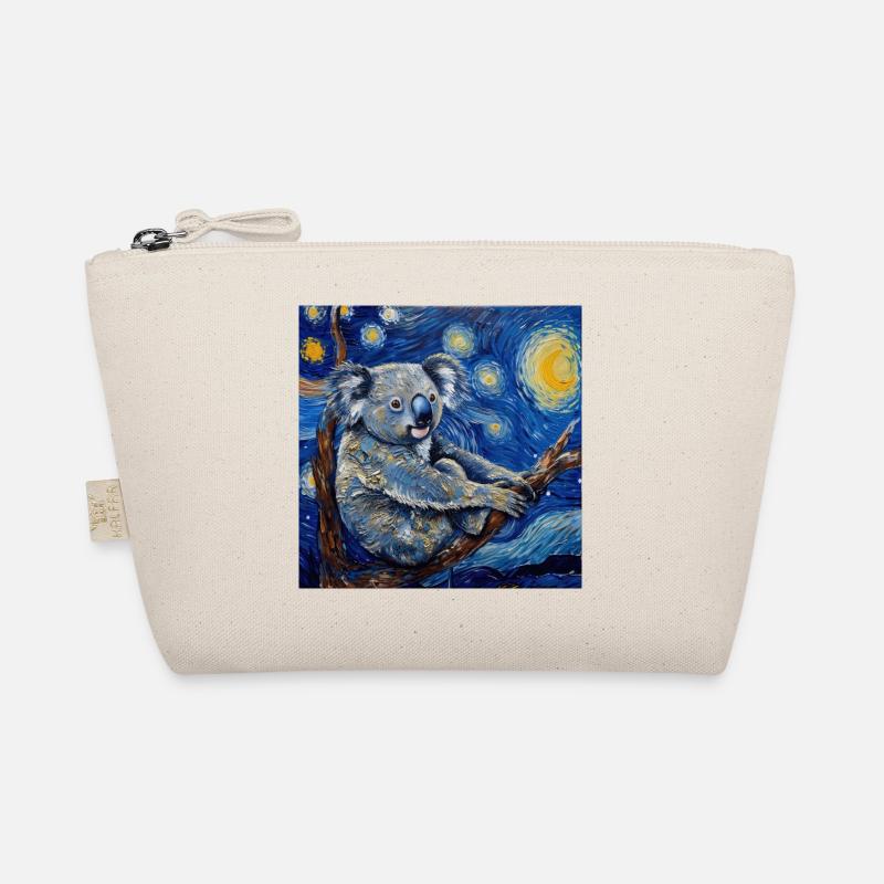 koala, tier, van gogh, sternenacht Bio-Täschchen