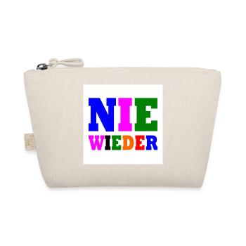 Nie wieder - Bio-Täschchen - Natur - Vorne