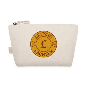 Leipzig Sachsen Vintage Siegel - Bio-Täschchen - Natur - Vorne
