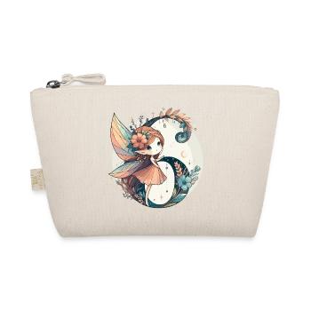6 Jahre Fee Elfe Geburtstag Geschenk - Bio-Täschchen - Natur - Vorne