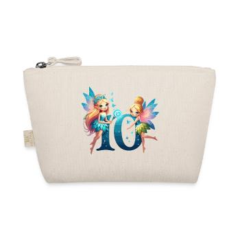 10 Jahre Fee Elfe Geburtstag Geschenk - Bio-Täschchen - Natur - Vorne