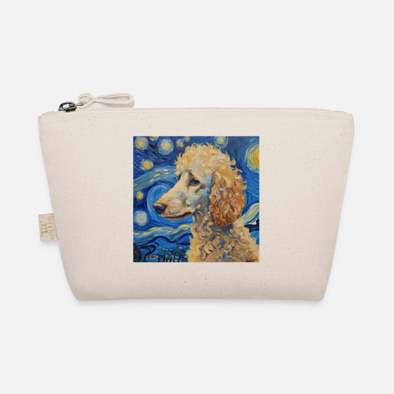 Poodle, Dog, Van Gogh, Starry Night Organic Pouch