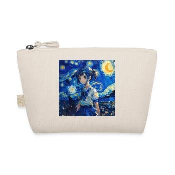 anime, anime mädchen, otaku, waifu, van gogh - Bio-Täschchen - Natur - Vorne