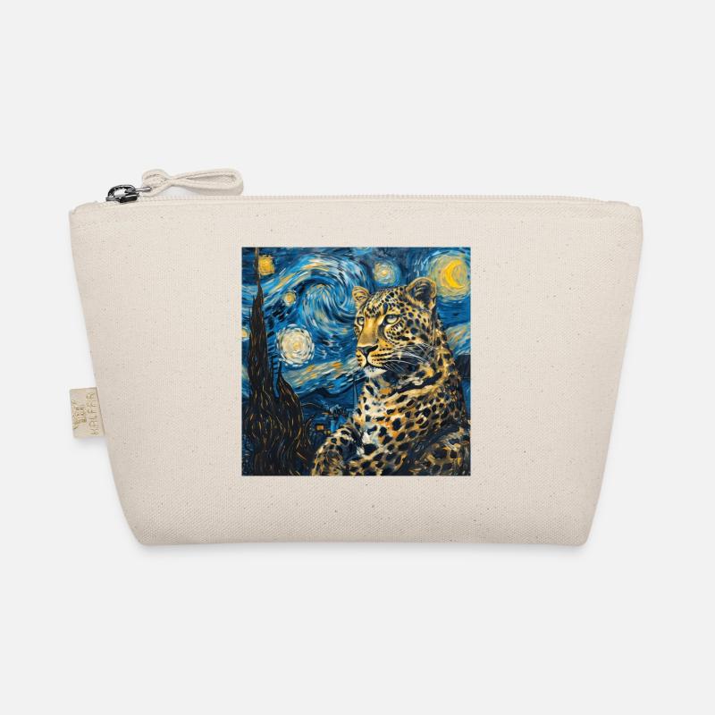leopard, Van Gogh, Sternennacht Bio-Täschchen