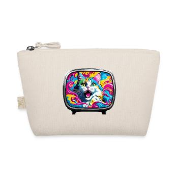TV / Television / Analogue / Tube TV / Retro - Organic Pouch - nature - Front