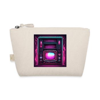 TV / Television / Analogue / Tube TV / Retro - Organic Pouch - nature - Front