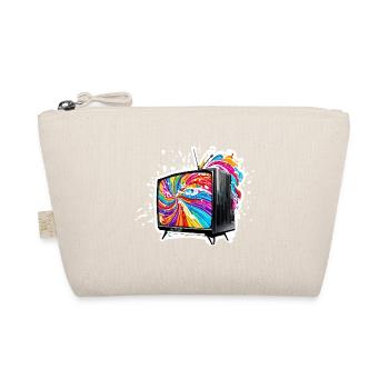 TV / Television / Analogue / Tube TV / Retro - Organic Pouch - nature - Front