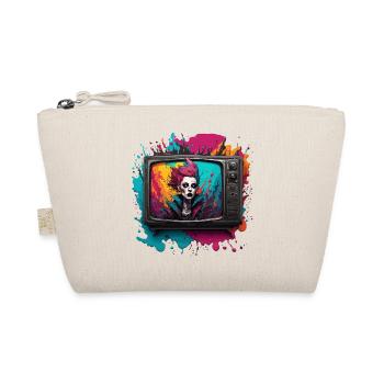 TV / Television / Analogue / Tube TV / Retro - Organic Pouch - nature - Front
