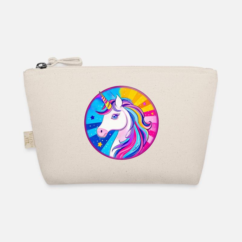 Buntes Einhorn Bio-Täschchen