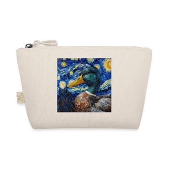 Duck, Animal, Van Gogh, Starry Night - Organic Pouch - nature - Front