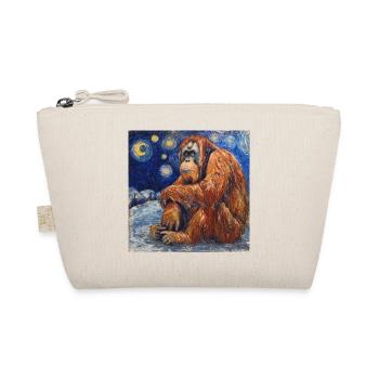 orang-utan, affe, tier, van gogh, sternennacht - Bio-Täschchen - Natur - Vorne