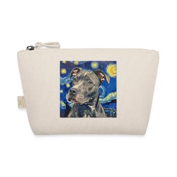 Pitbull, chien, Van Gogh, nuit étoilée, cadeau - Trousse biologique - nature - Devant