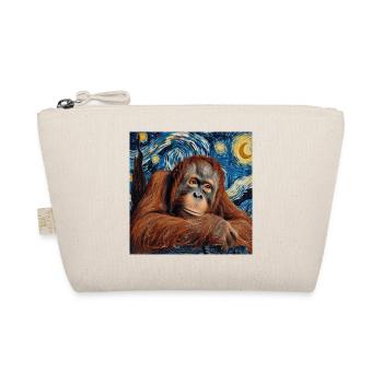 Orang-outan, singe, Van Gogh, nuit étoilée, cadeau - Trousse biologique - nature - Devant