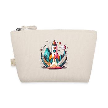 Fusée au design élégant recadrée - Trousse biologique - nature - Devant
