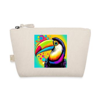 Toucan Pop Art - Trousse biologique - nature - Devant