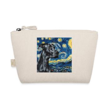 Deutsche Dogge, Great Dane, hund, van gogh - Bio-Täschchen - Natur - Vorne