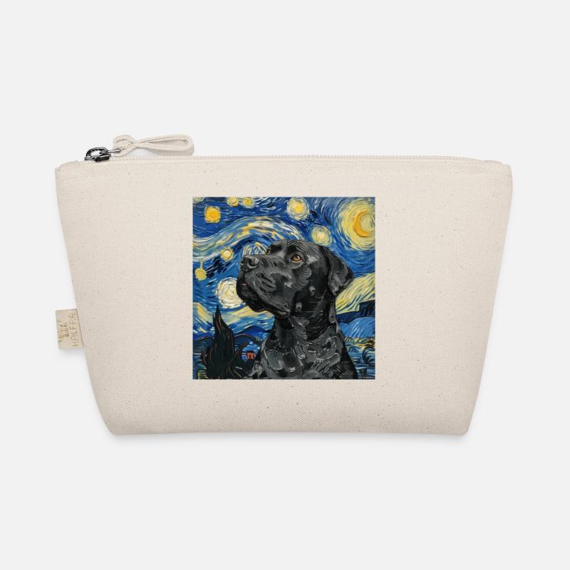 Cane corso , hund, van gogh, sternennacht, geschen Bio-Täschchen
