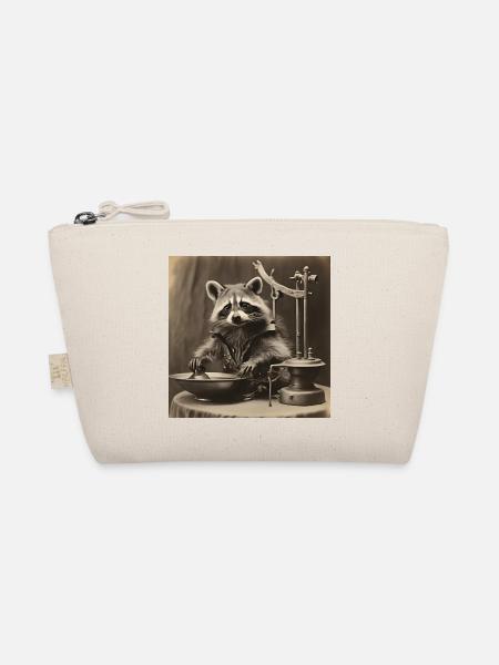 Raccoon / Animal / Photo / Wild / Funny / Robber - Organic Pouch - nature - Front