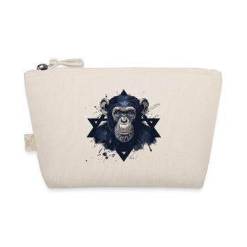 Chimpanzee Monkey - Organic Pouch - nature - Front