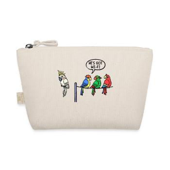 Parrot Statement Jungle Animal Birds Zoo - Organic Pouch - nature - Front
