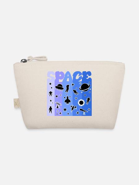 Space, Astronaut, All, Weltall - Bio-Täschchen - Natur - Vorne