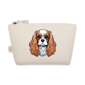 Cavalier King Charles, Hund, Niedlicher Hund - Bio-Täschchen - Natur - Vorne