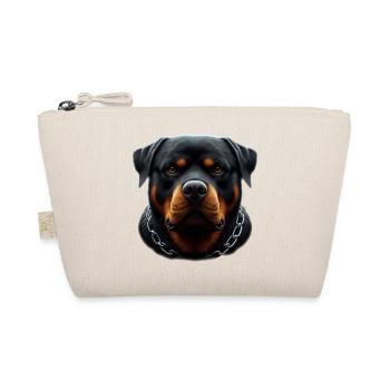 Un Rottweiler avec une chaîne en acier - Trousse biologique - nature - Devant