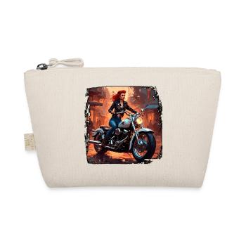 Motorrad Logo / Bike / Zweirad / Fahrzeug / Motors - Bio-Täschchen - Natur - Vorne