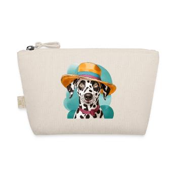 Drôle de dalmatien avec chapeau - Trousse biologique - nature - Devant