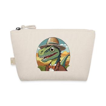 dinosaure drôle avec chapeau dans le style comique - Trousse biologique - nature - Devant
