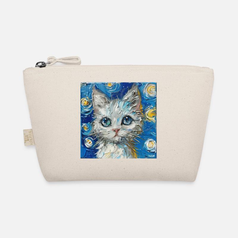 Katze, katzenmotiv Bio-Täschchen