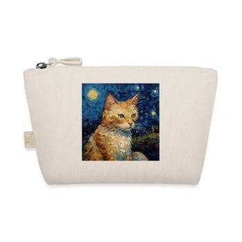 Chat, Motif De Chat, Van Gogh, Nuit Étoilée - Trousse biologique - nature - Devant