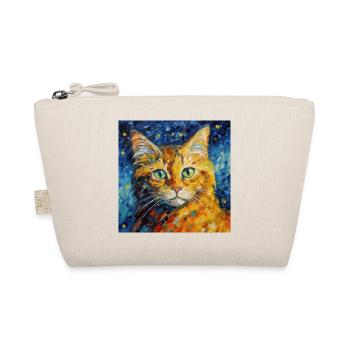 Chat, Motif De Chat, Van Gogh, Nuit Étoilée - Trousse biologique - nature - Devant