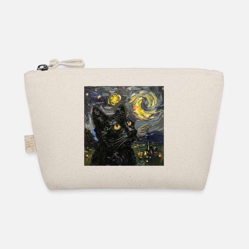 Chat, Motif De Chat, Van Gogh, Nuit Étoilée Trousse biologique