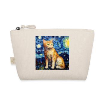Chat, Motif De Chat, Van Gogh, Nuit Étoilée - Trousse biologique - nature - Devant
