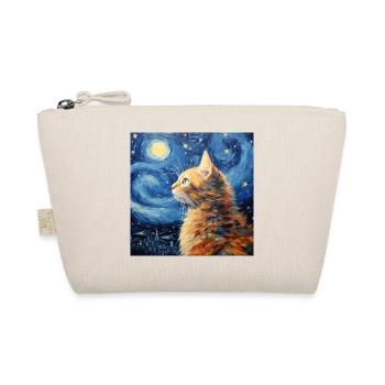 Chat, Motif De Chat, Van Gogh, Nuit Étoilée - Trousse biologique - nature - Devant