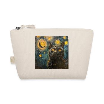 Chat, Motif De Chat, Van Gogh, Nuit Étoilée - Trousse biologique - nature - Devant